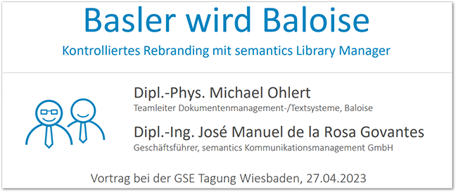 Corporate Library Manager Baloise